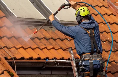 Démoussage et hydrofuge de toiture à Falga